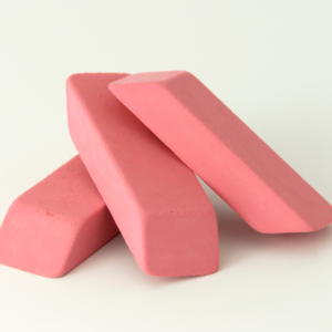Non-Dust White Erasers (5-Pack)